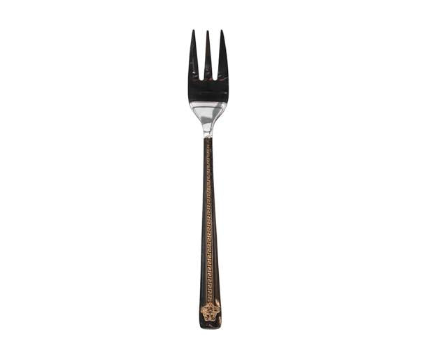 Medusa Set Of 6 Gold Design Cake Forks With Gift Box