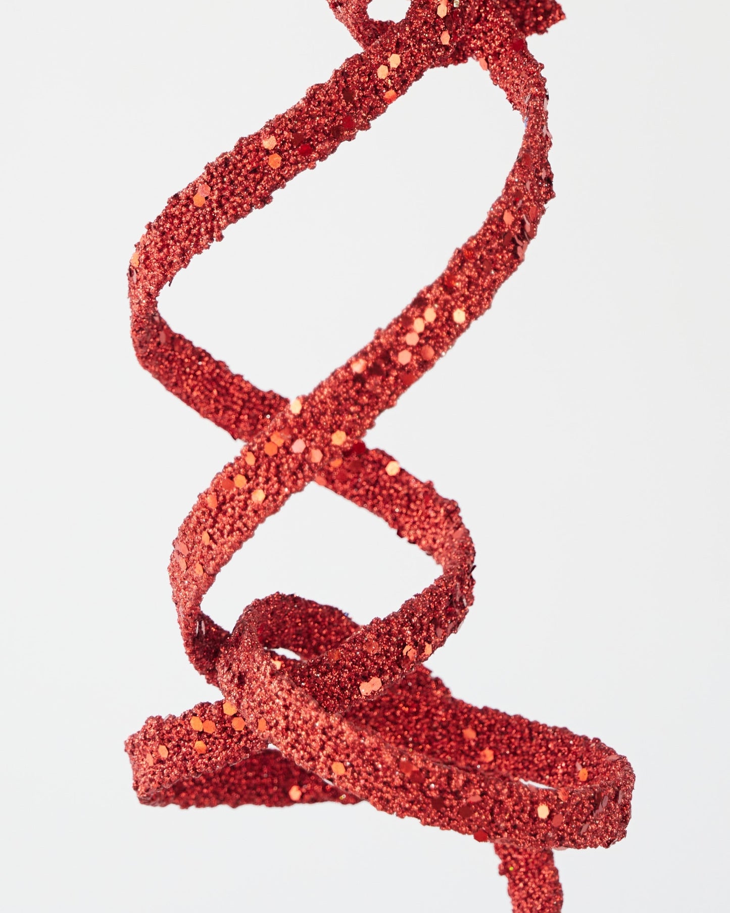 GLITTER CURL SPRAY RED 57.5CM
