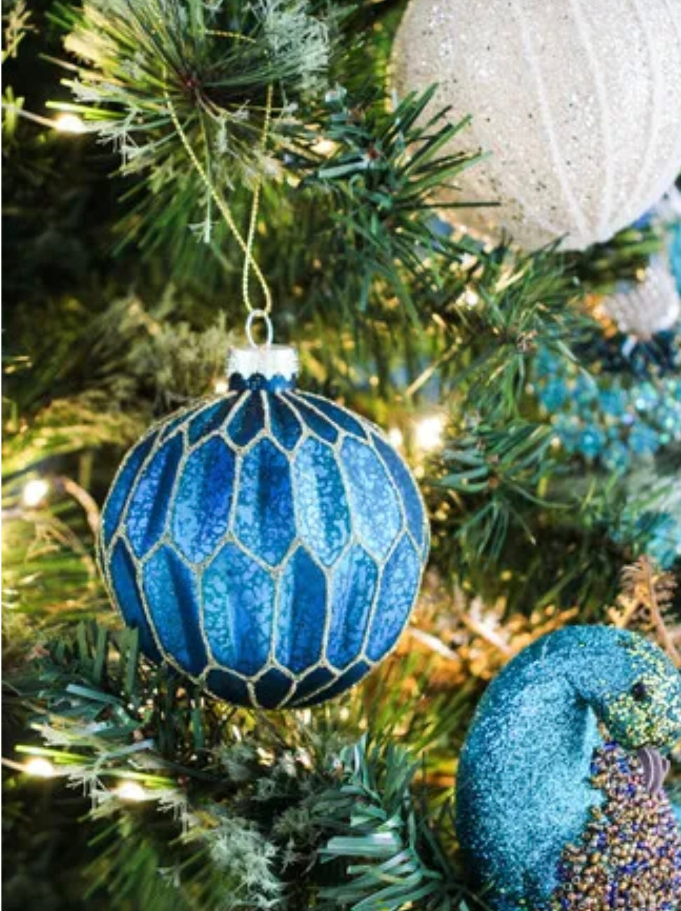 Glass Bauble Burlesque 8cm