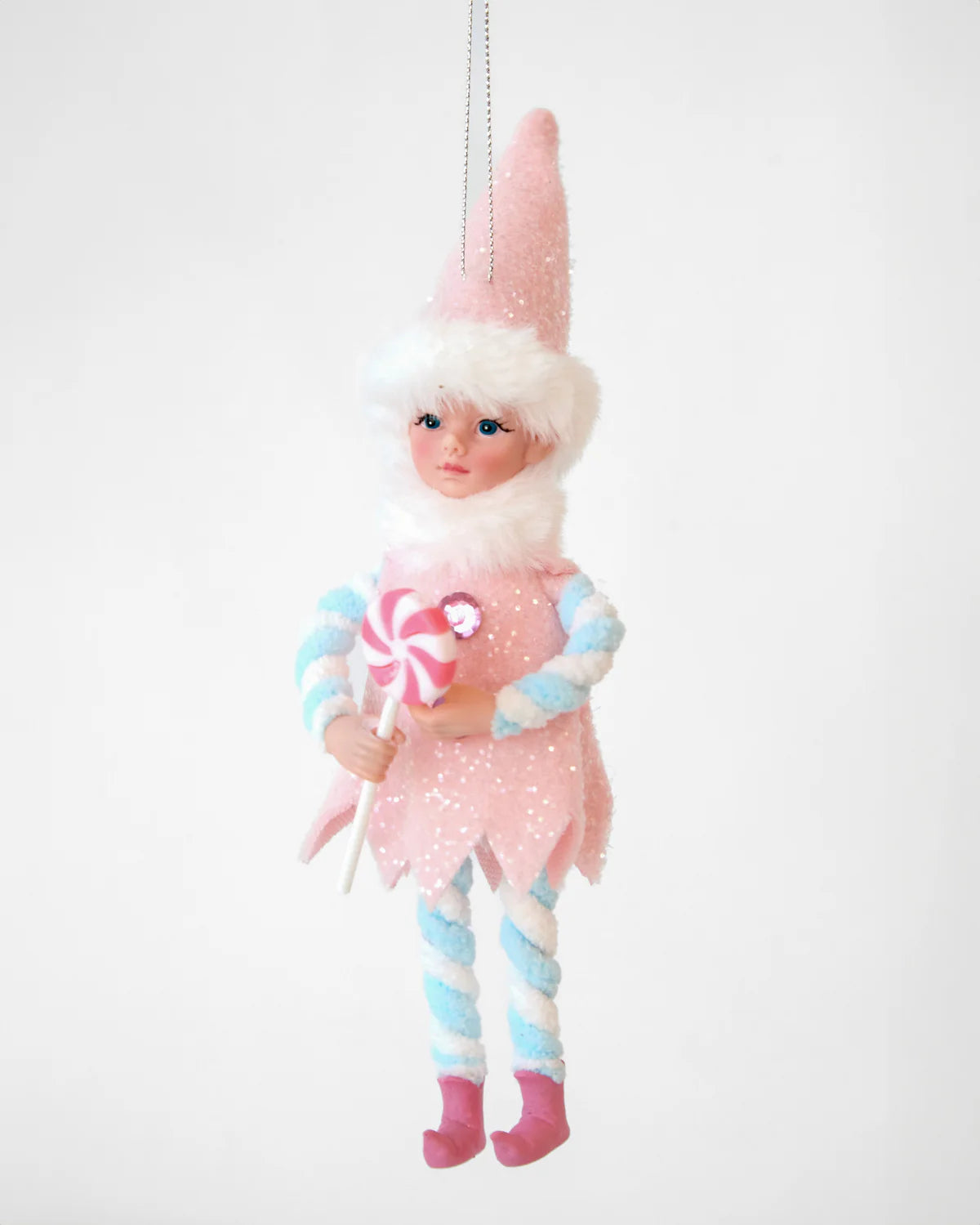 LOLLIPOP FAIRY ORNAMENT PINK 18cm