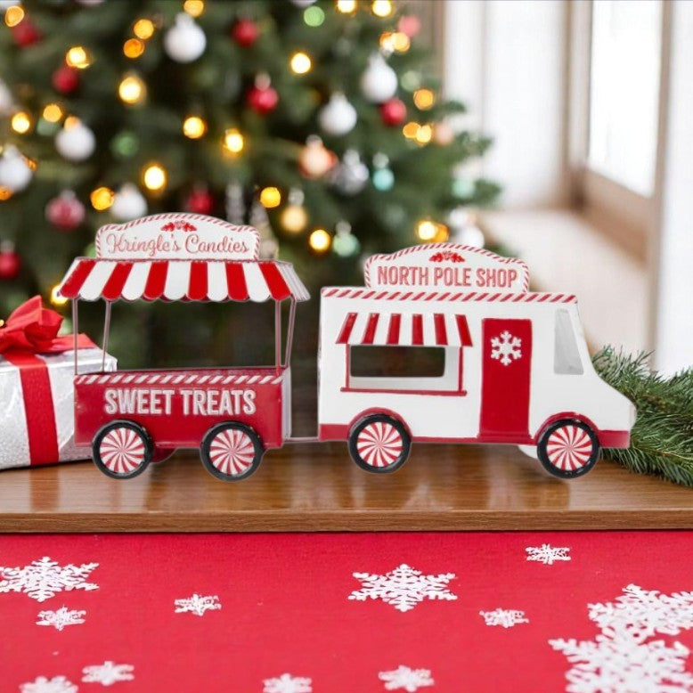 KRINGLES CANDIES FOOD TRUCK RED/WHITE