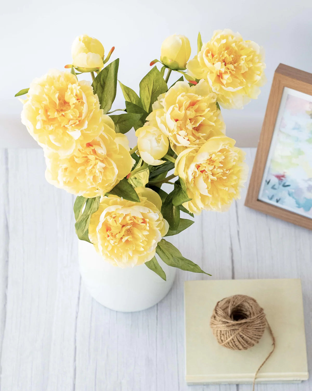 PEONY BRANCH 3 HEADS 75CM