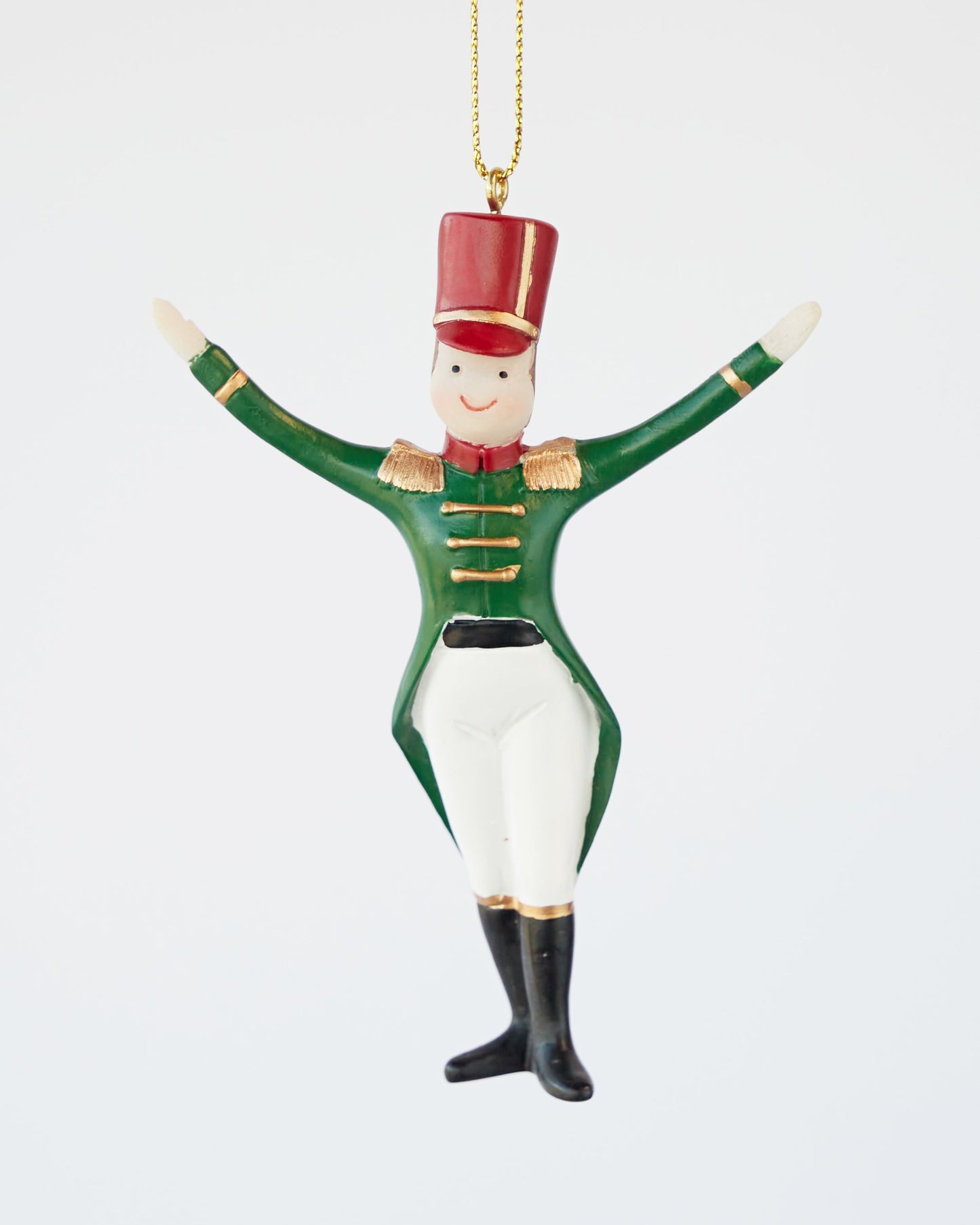 STORIES ORNAMENTS GREEN/RED SET OF 4 10.5cm