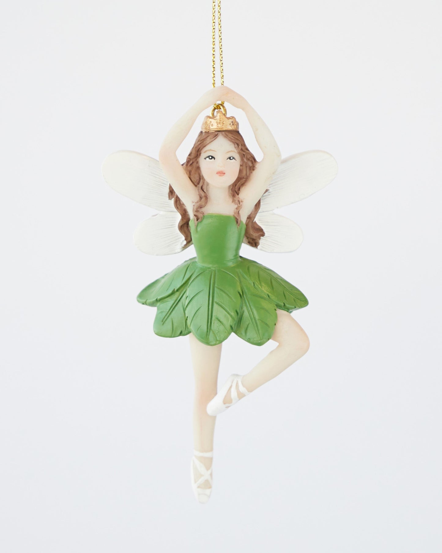 STORIES ORNAMENTS GREEN/RED SET OF 4 10.5cm