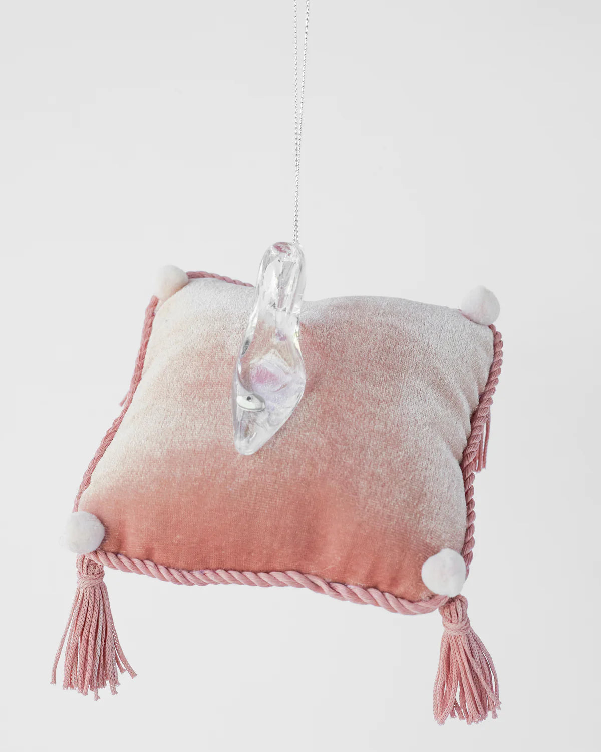 CINDERELLA SLIPPER PILLOW PINK