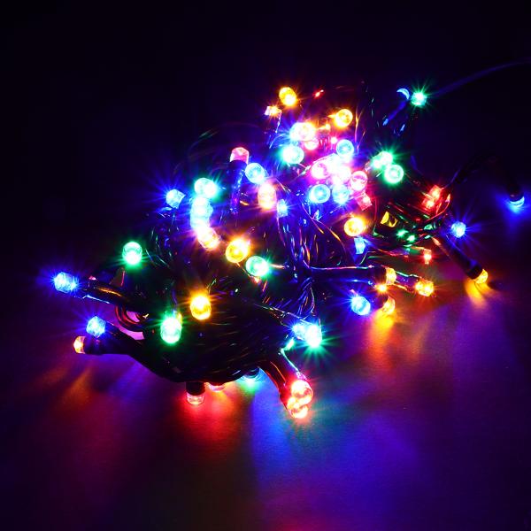 Fairy Light Low Voltage 100LED 6.5m Total Length Multi Colour 8 Function