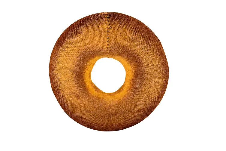 Green Iced Velvet Donut Christmas Tree Decoration 14cmD