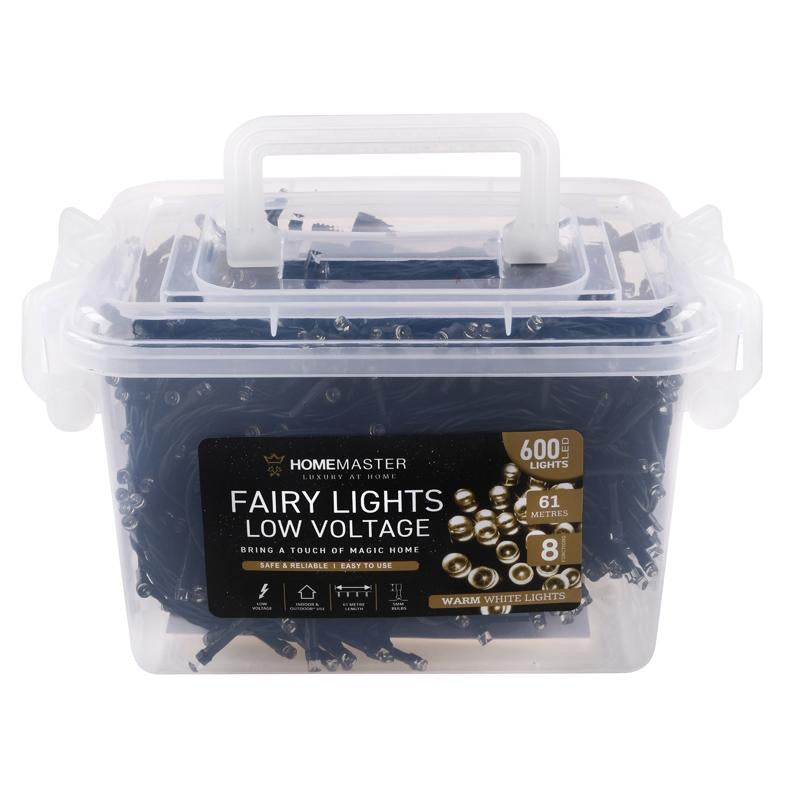 Light Low Voltage Fairy 600LED Warm White 8 Functions