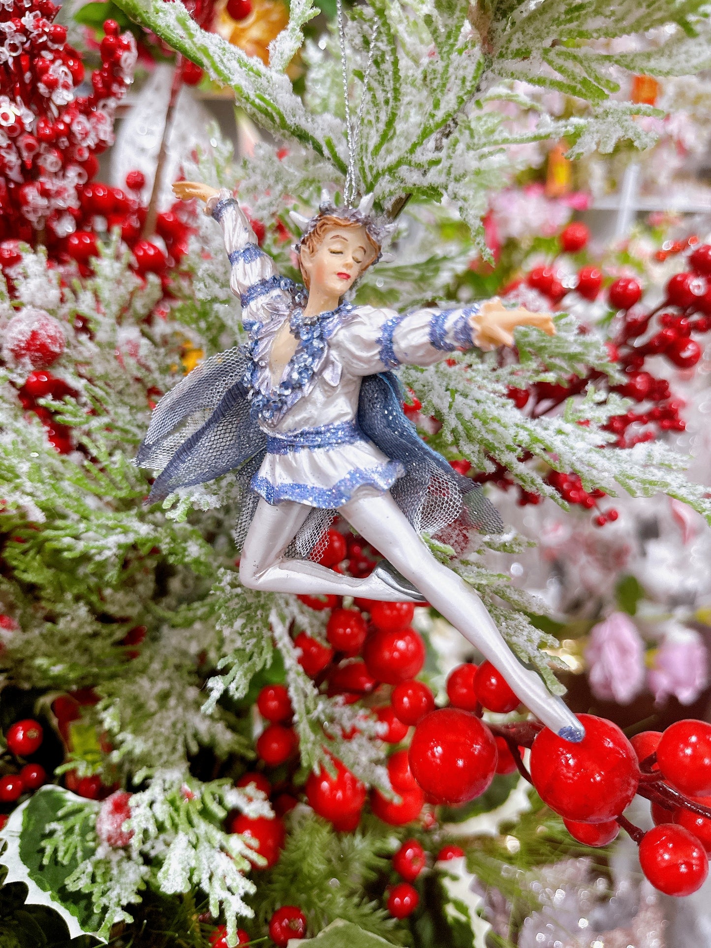 LEAPING FAIRY SILVER 10CM