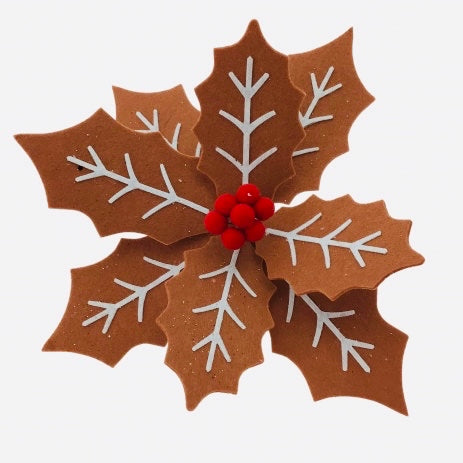 GINGERBREAD POINSETTIA