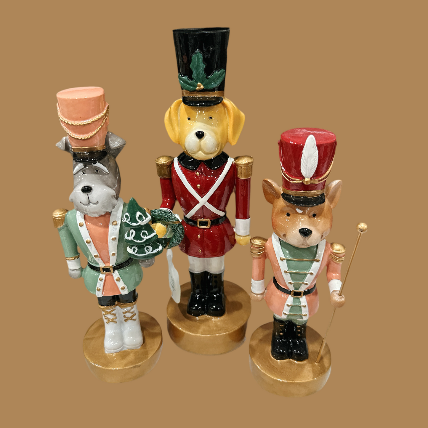 Furry Nutcrackers 25CM set of 3