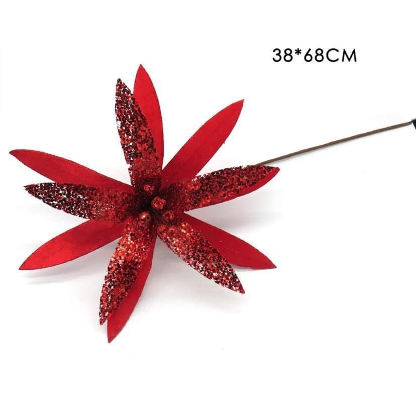 LARGE 38CM Diameter POINSETTIA