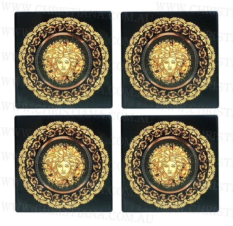 COASTER-MEDUSA-GOLD(11CM)