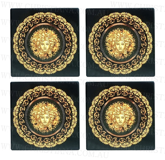 COASTER-MEDUSA-GOLD(11CM)