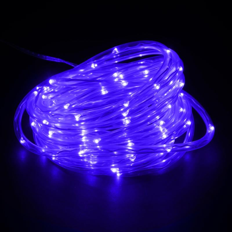 Light Solar Rope 100LED 7m Blue 2 Function