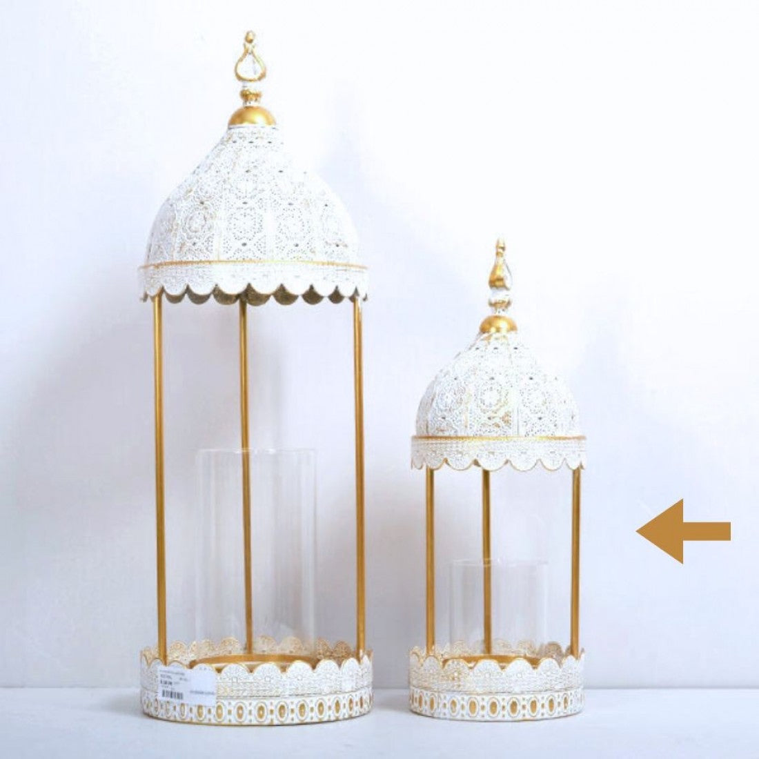 Metal lantern 2 sizes