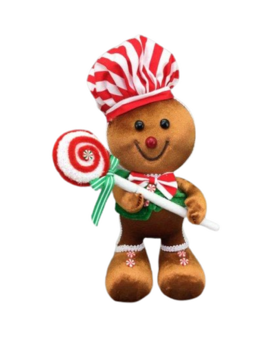 MR GINGER RED SWIRL LOLLYPOP