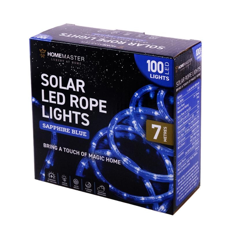 Light Solar Rope 100LED 7m Blue 2 Function