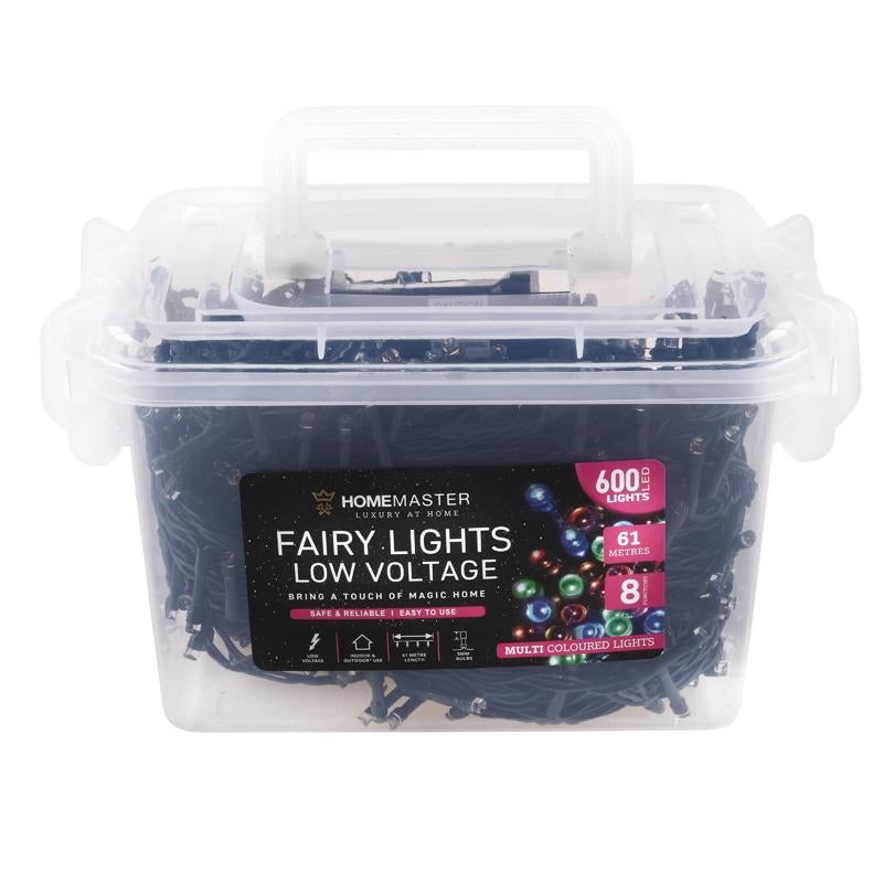 Light Low Voltage Fairy 600LED Multi Colour 8 Functions