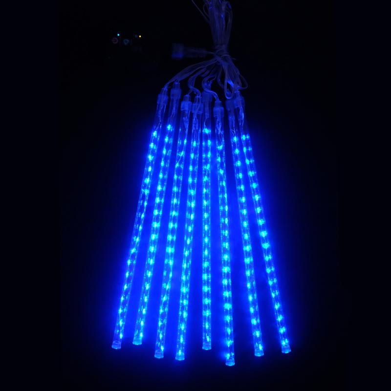 Light Solar Shape Tubes 8pk 144 LED (8 Per Tube) 2.4m Blue 8 Functions