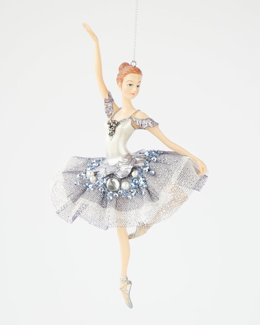 BALLERINA FAIRY SILVER 17.5CM