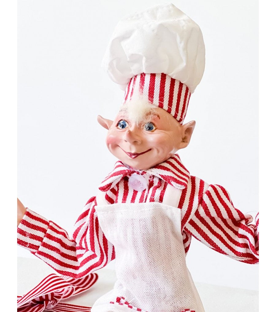 CHERRY CANDY PANTS COOKING ELF 40CM