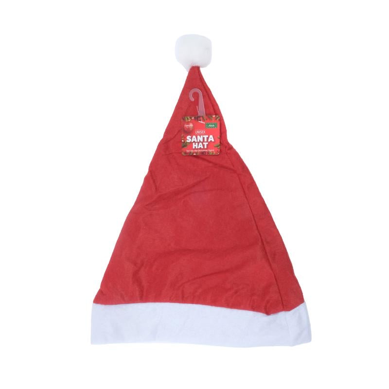 Hat Santa Adults 30cm x 38cm Red/White