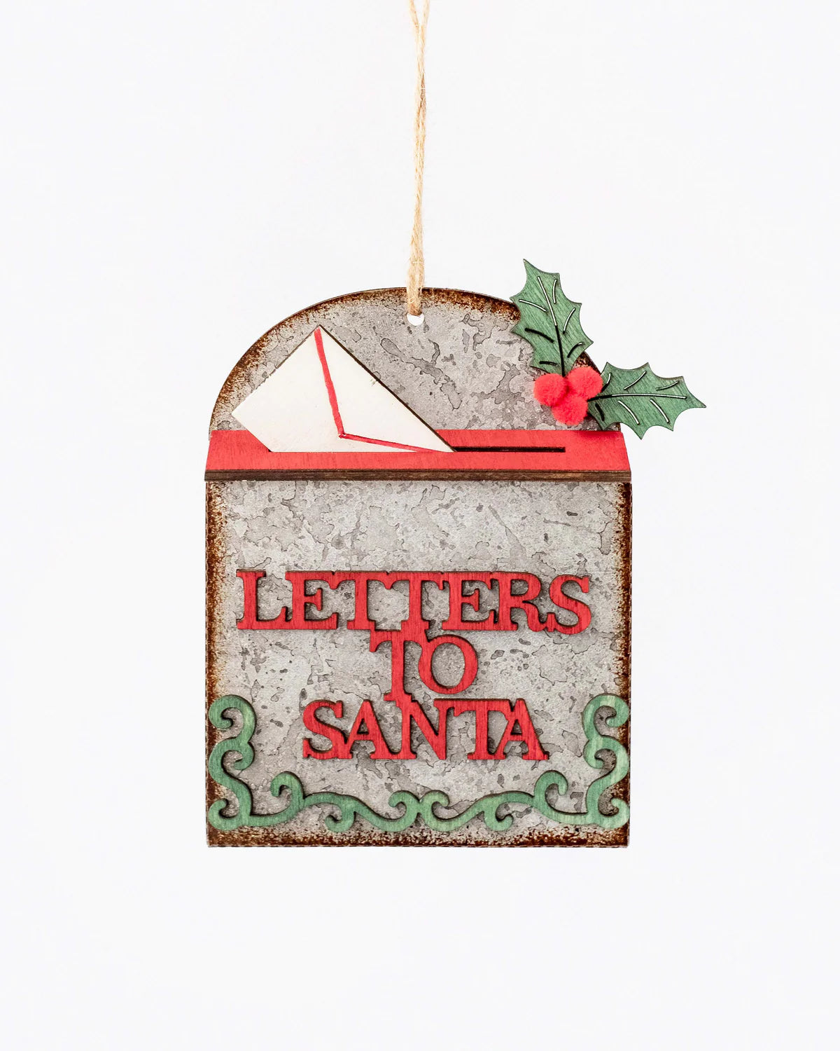 LETTERS TO SANTA ORNAMENT 11CM