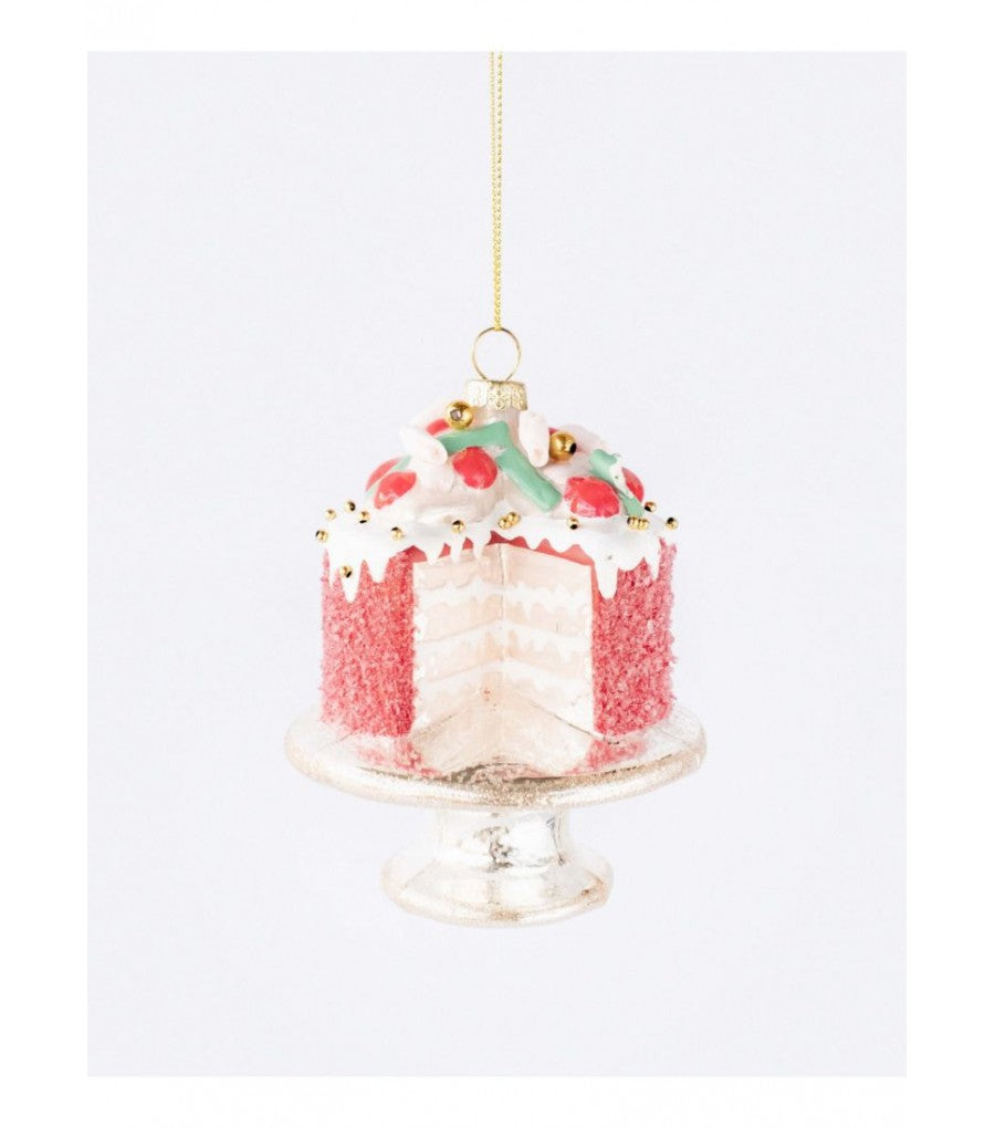 Santa pantry Christmas Sponge Cake ornament