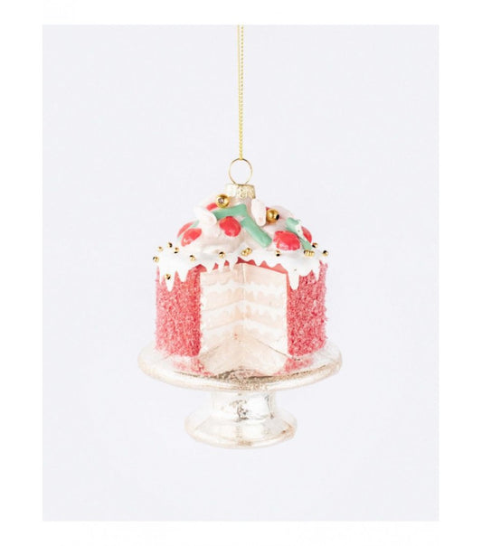 Santa pantry Christmas Sponge Cake ornament