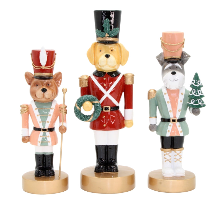 Furry Nutcrackers 25CM set of 3