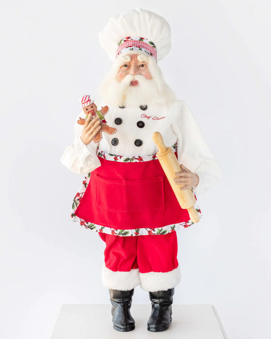 SANTAS PANTRY CHEF SANTA 62.5CM