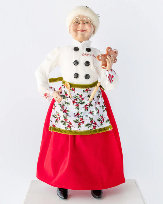 SANTAS PANTRY CHEF CLAUS 52.5CM