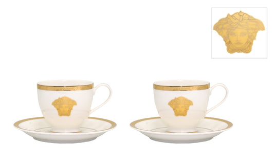 CUP&SAUCER-MEDUSA(2)TEASET 200cc