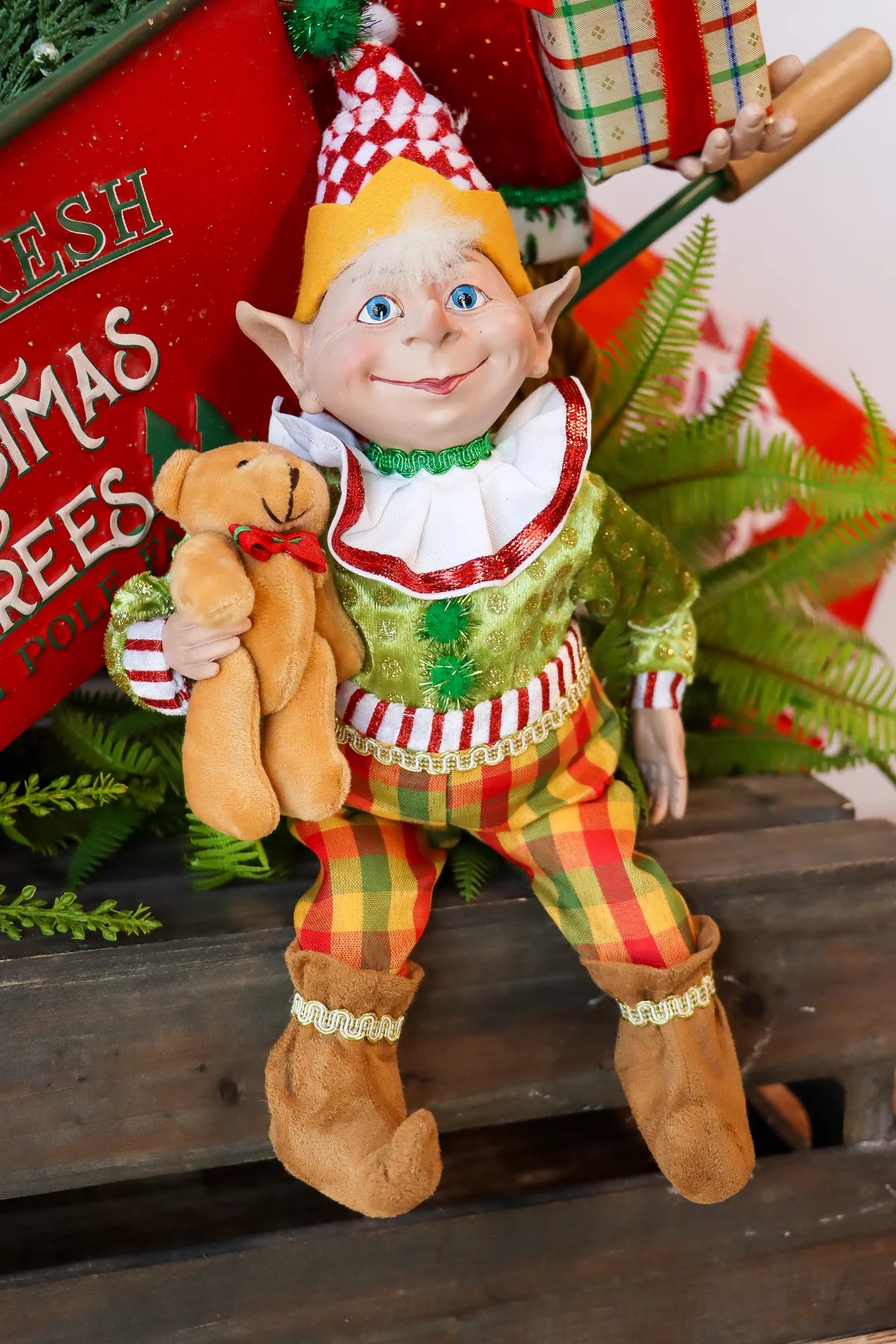 CHRISTMAS ELF POCKET 35CM
