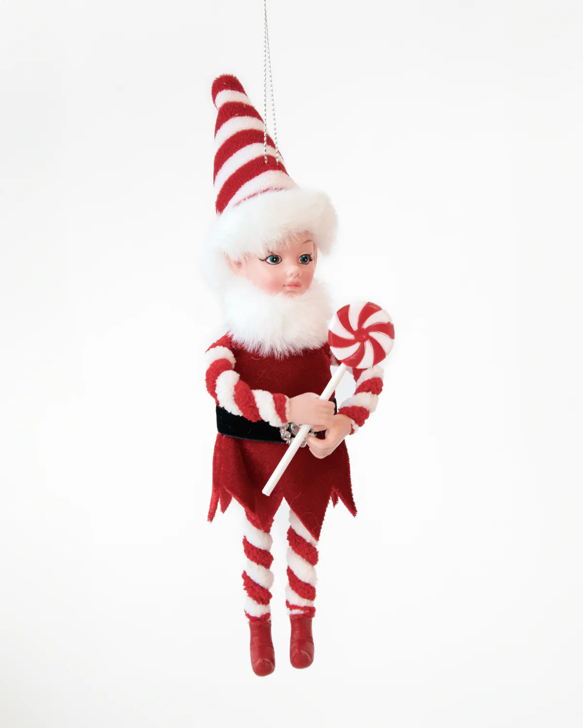 LOLLIPOP FAIRY ORNAMENT RED 18cm