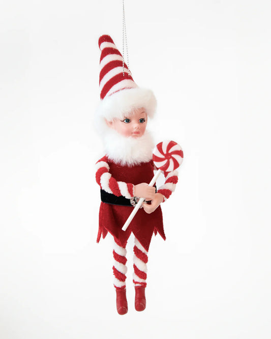 LOLLIPOP FAIRY ORNAMENT RED 18cm