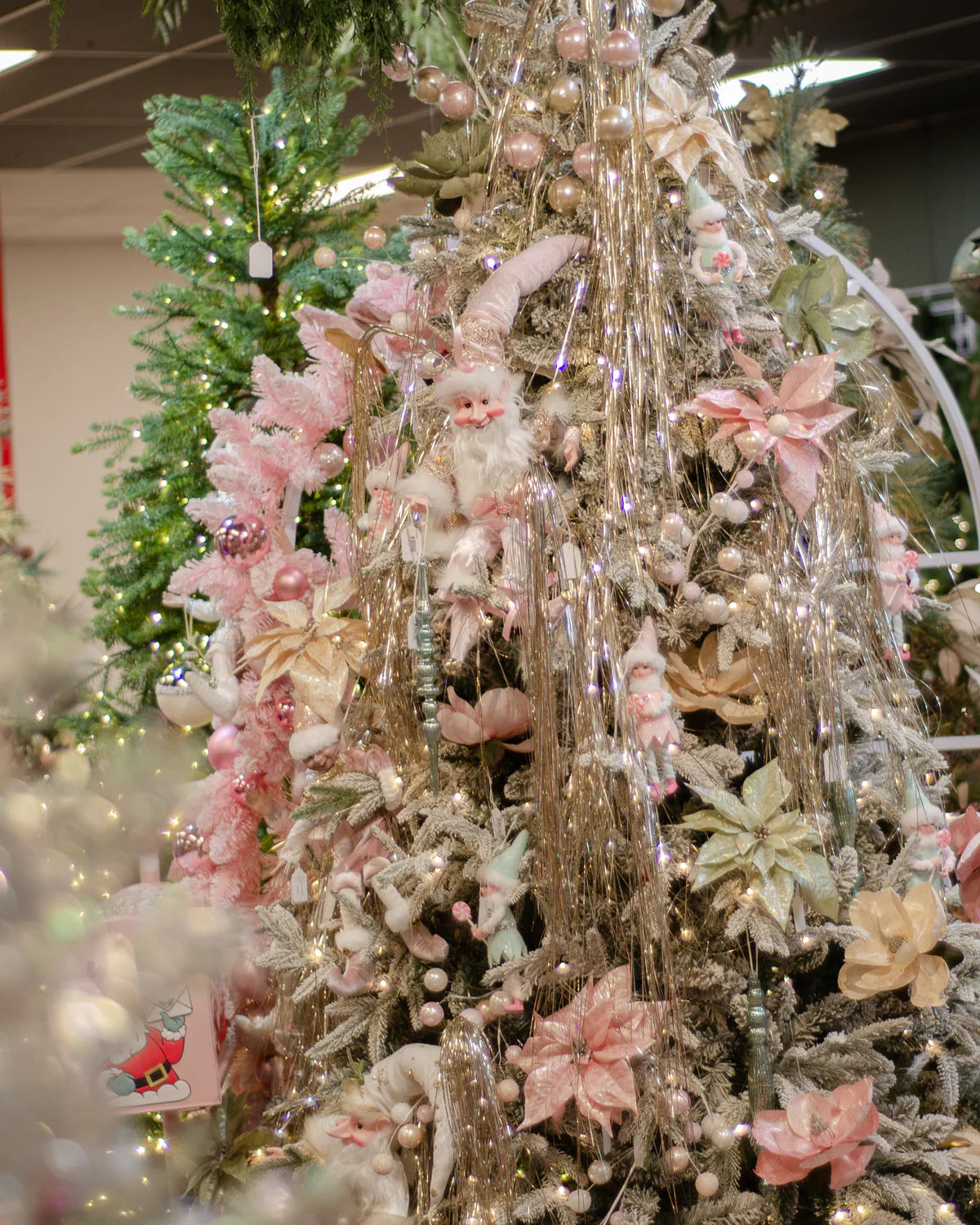 CHRISTMAS CELEBRATION SPRAY X 3 CHAMPAGNE