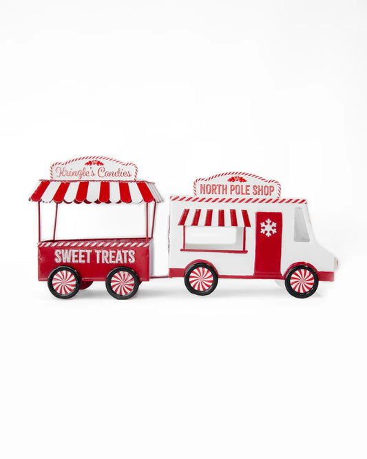 KRINGLES CANDIES FOOD TRUCK RED/WHITE