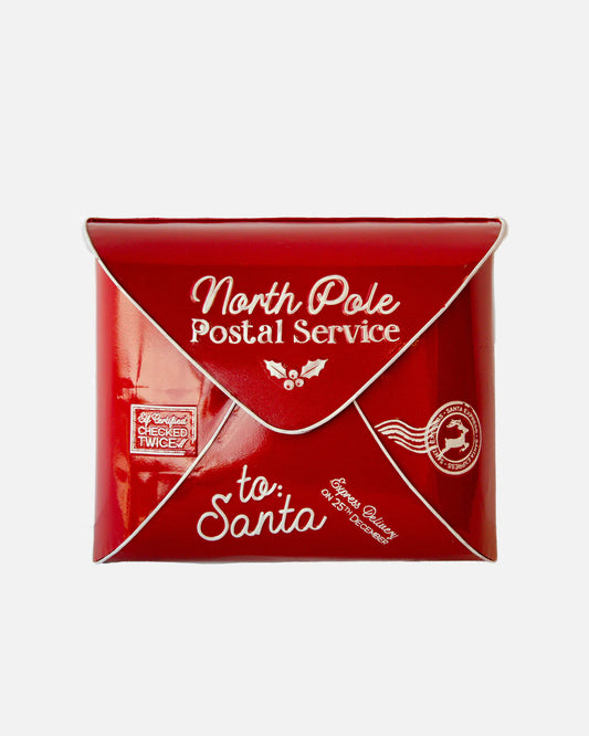 NORTH POLE POSTAL SERVICE MAIL SLOT RED 35CM