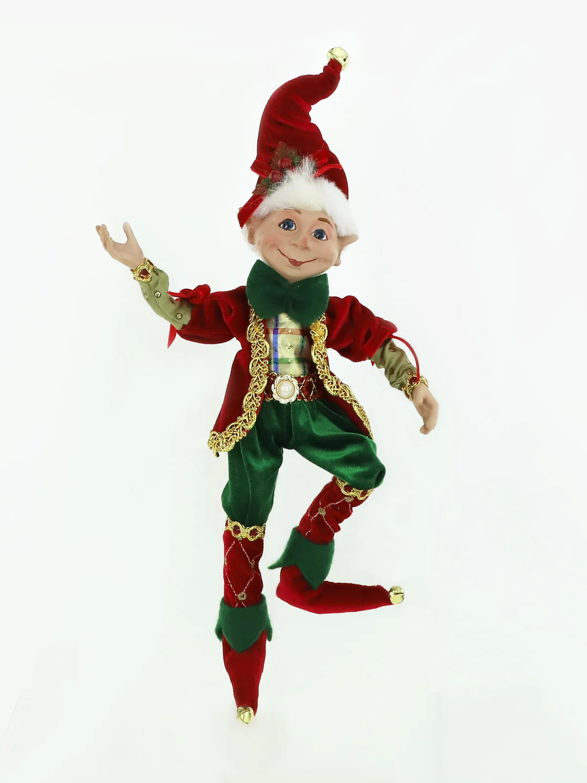 CHRISTMAS ELF BOWIE 30CM