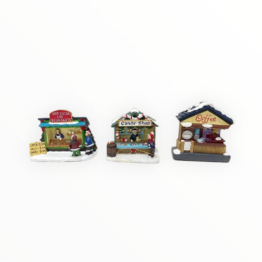 Xmas small village Stores 12cm