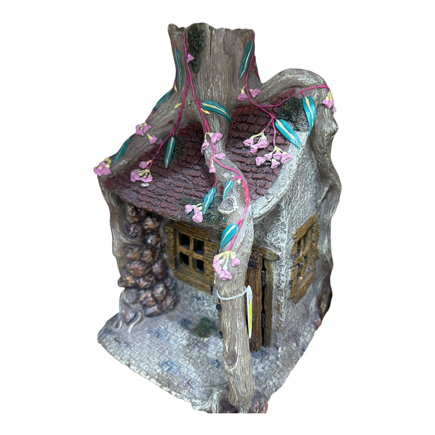 🌿 Enchanted Fairy Tree House – Resin Garden Decor