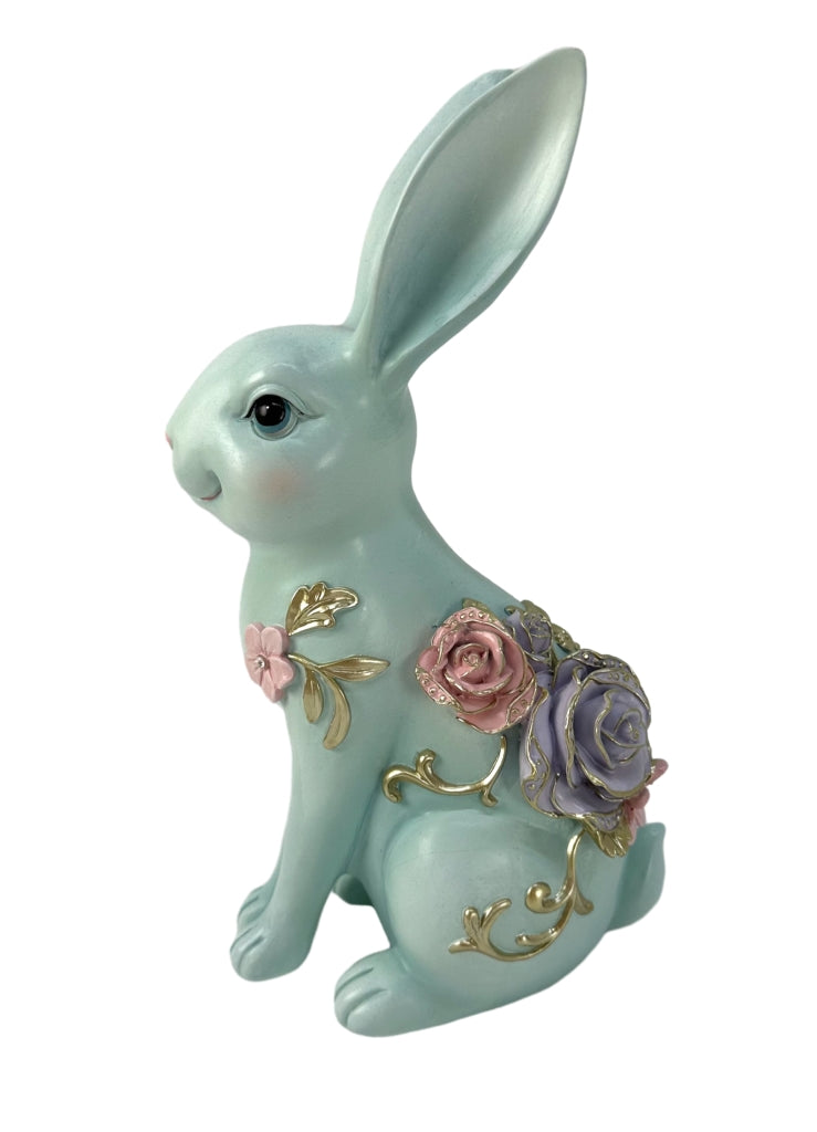 Red Rose Tea Glass Rabbit Bunny Tea Rose 28cm – Mayal Store