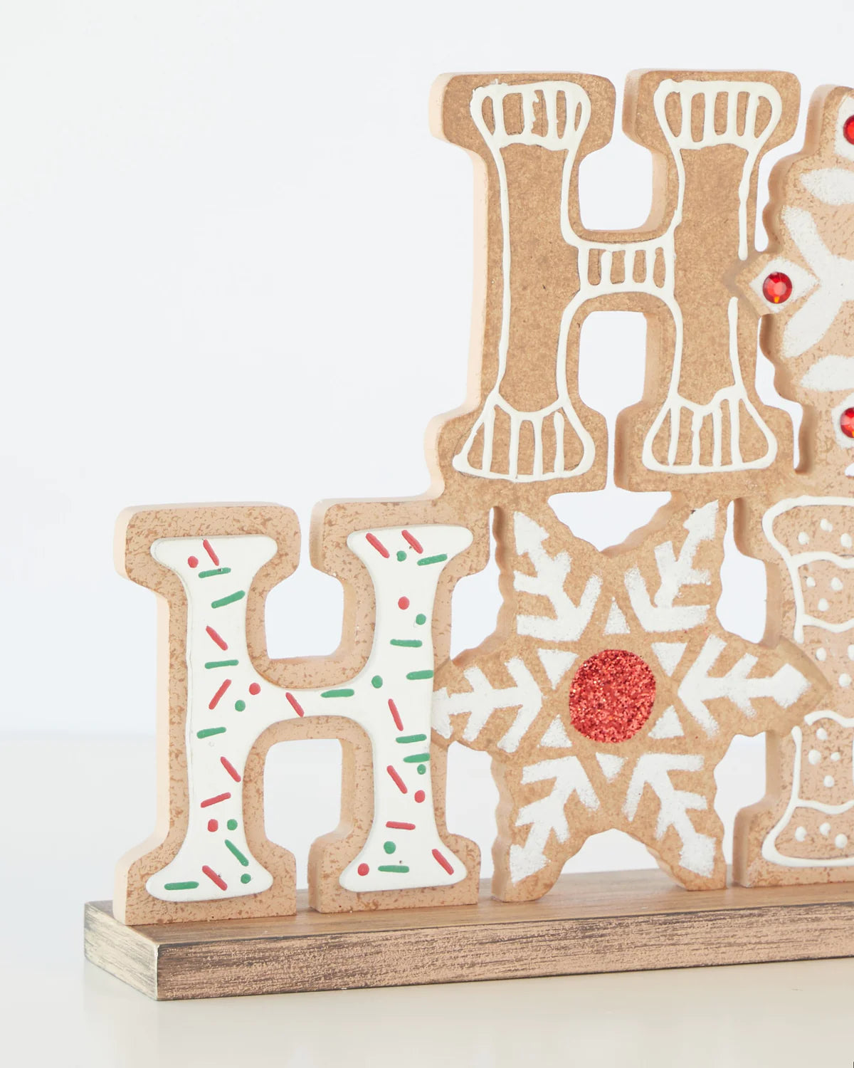 GINGERBREAD HOHOHO SITABOUT 29CM