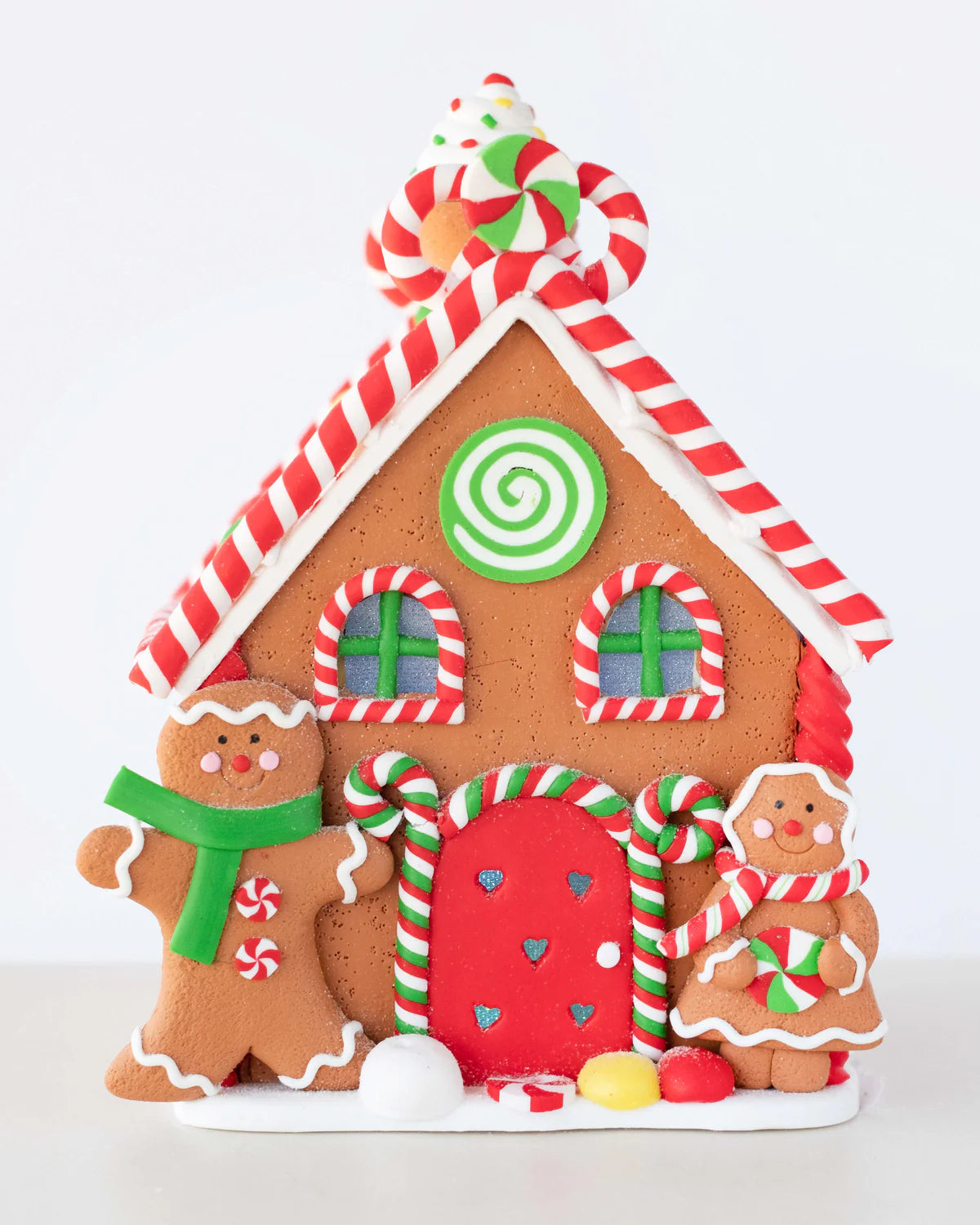 GINGERBREAD HOUSE WITH LED 18CM