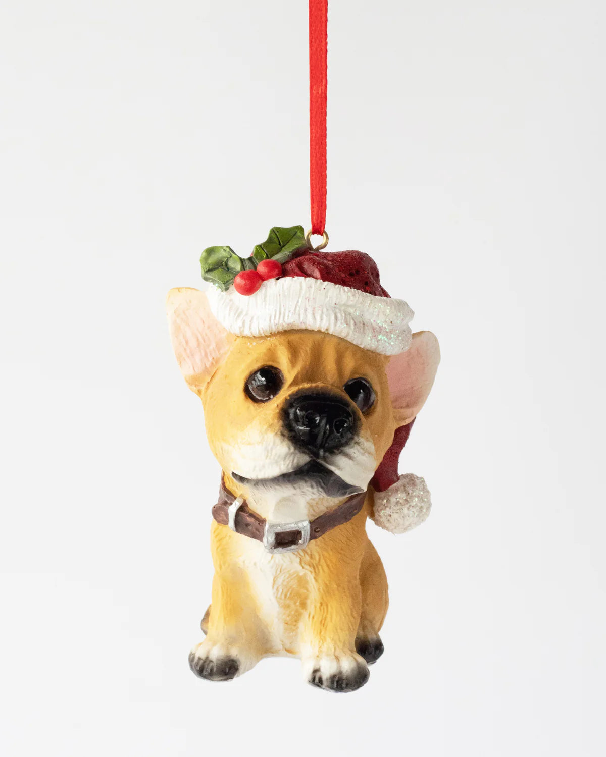 PUP ORNAMENTS (SET OF 4) 9.1CM