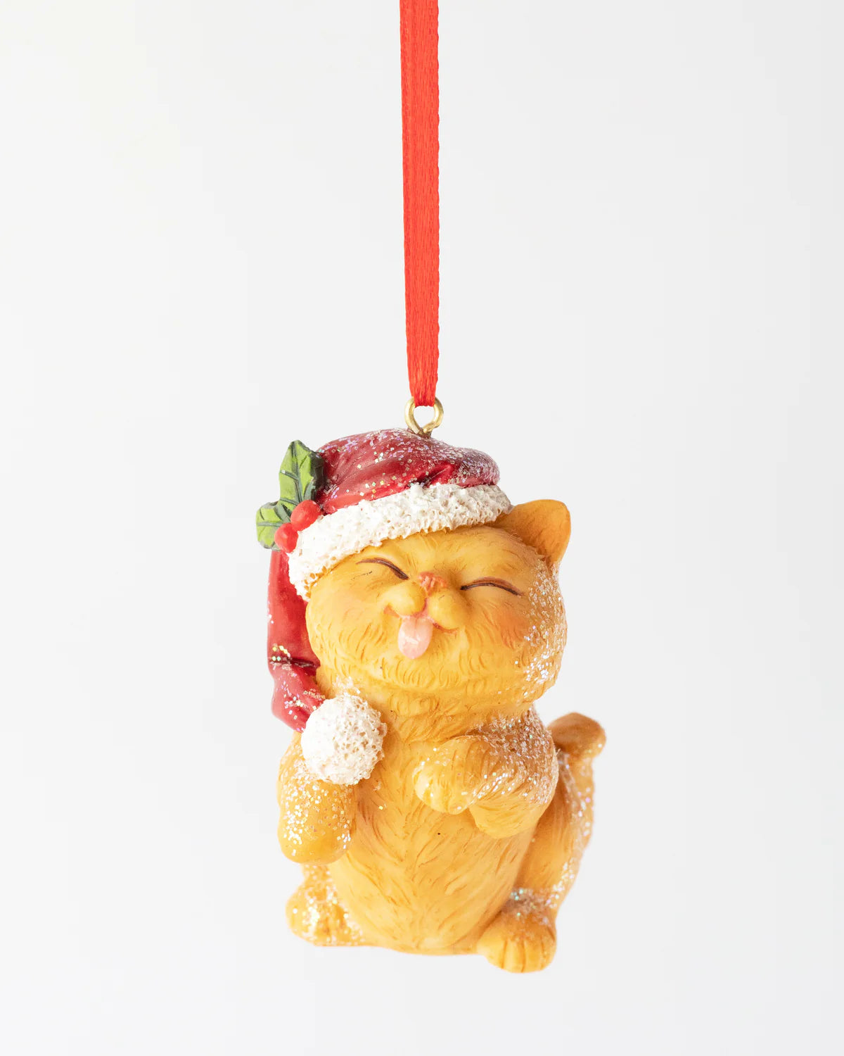 SANTA CATS (SET OF 4) 6.7CM