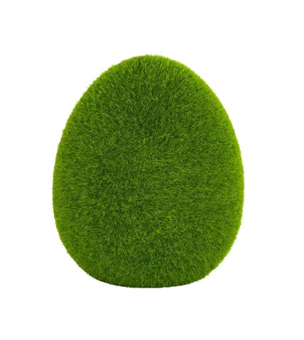 EGG DECO CERAMIC 12X12X15.5CM GREEN