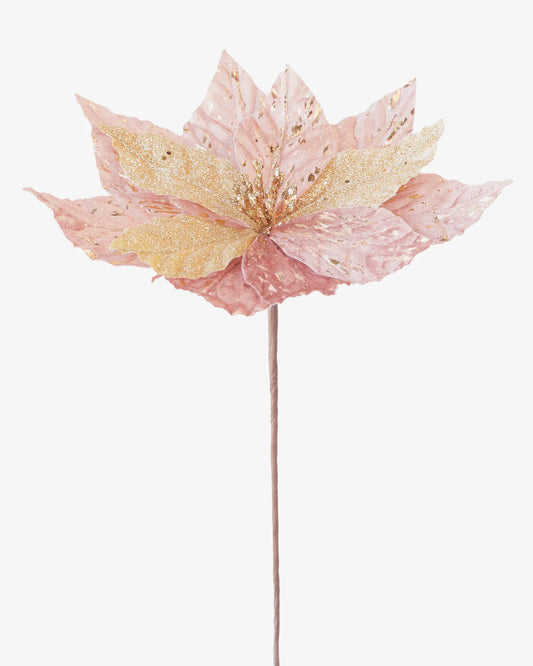 POINSETTIA ROSE GOLD 30cm